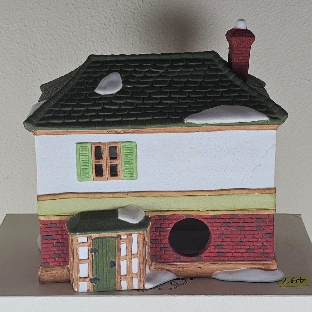 Department 56 Dickens Village Scrooge and Marley Counting House #65005 no light - Picture 4 of 5